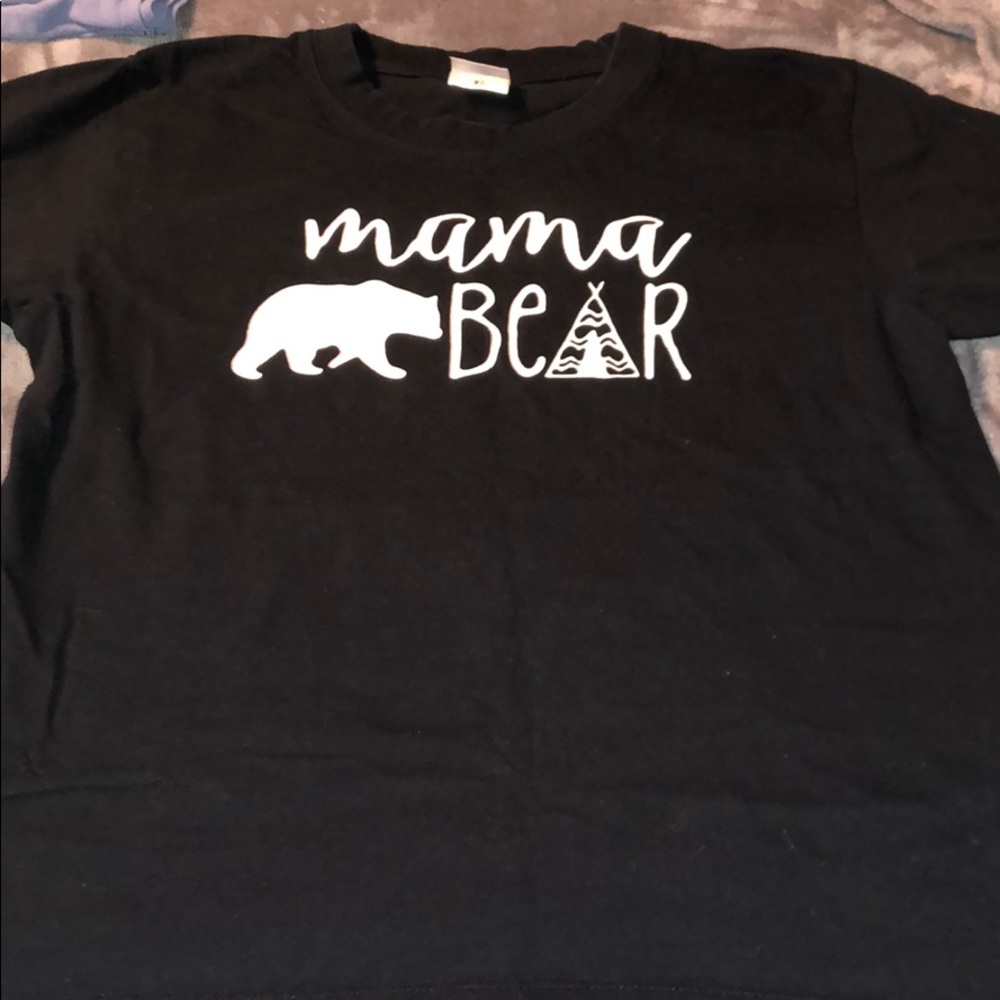 Mama Bear Black Tee
